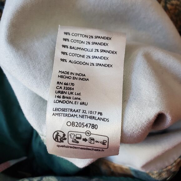 Free People Green Floral Micro Mini Skirt - Picture 7 of 11